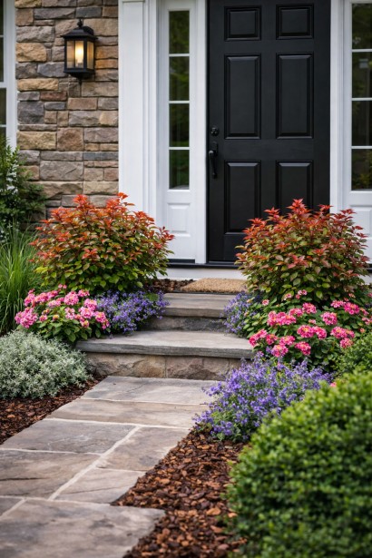 Леукотоє Керлі Ред використання біля вхідних зон